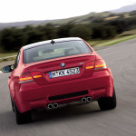 BMW-E92-M3-Coupe-Red-Rear