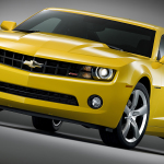 Yellow-Chevrolet-Camaro-Front