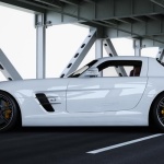White-Wheelsandmore-Mercedes-SLS-AMG-Side