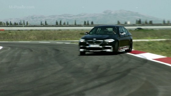 2012-BMW-M5-F10-At-Track-Side-Ways
