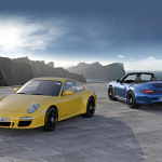 Porsche-911-Carrera-4-GTS-Blue-Yellow